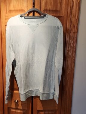 Men's Lightweight Crewneck Sweatshirt in Light Sage